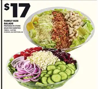 Loblaws FAMILY SIZE SALADS, 740G-1.47KG offer