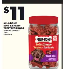 Loblaws MILK-BONE SOFT & CHEWY TREATS FOR DOG, 708G offer