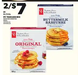 Loblaws PC PANCAKE MIX, 950G offer