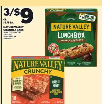 Loblaws NATURE VALLEY GRANOLA BARS, 120-230G offer