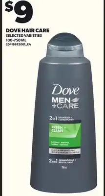 Loblaws DOVE HAIR CARE, 100-750ML offer