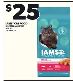 Loblaws IAMS CAT FOOD 3.18KG offer