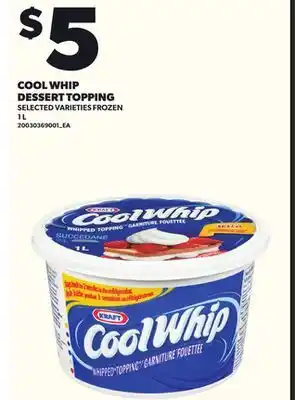 Loblaws COOL WHIP DESSERT TOPPING, 1L offer