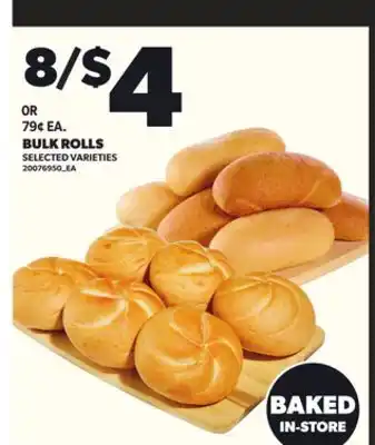 Loblaws BULK ROLLS offer