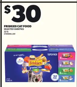 Loblaws FRISKIES CAT FOOD 32'S offer