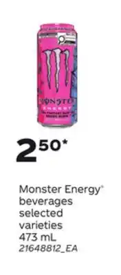 Loblaws MONSTER ENERGY BEVERAGES, 473mL offer