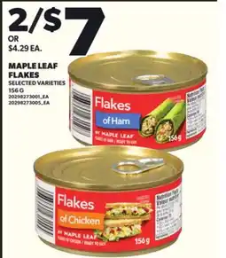 Loblaws MAPLE LEAF FLAKES 156G offer