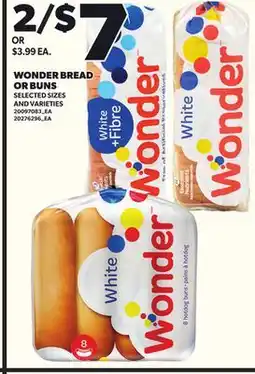 Loblaws WONDER BREAD OR BUNS offer