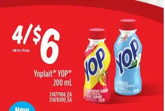 Loblaws YOPLAIT YOP 200ML offer