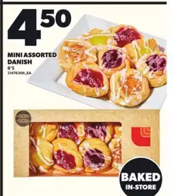 Loblaws MINI ASSORTED DANISH, 8'S offer