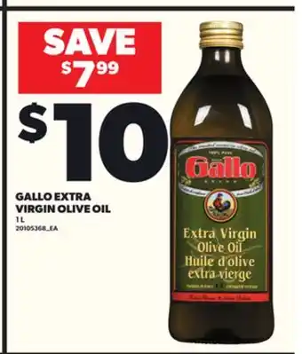 Loblaws GALLO EXTRA VIRGIN OLIVE OIL, 1L offer