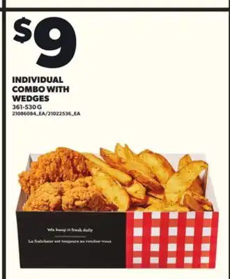 Loblaws INDIVIDUAL COMBO WITH WEDGES 361-530G offer