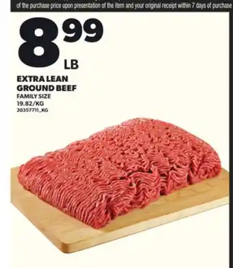 Loblaws EXTRA LEAN GROUND BEEF offer