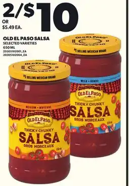 Loblaws OLD EL PASO SALSA 650ML offer