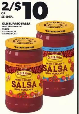 Loblaws OLD EL PASO SALSA 650ML offer