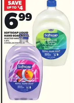 Loblaws SOFTSOAP LIQUID HAND SOAP REFILL 1.47 L offer