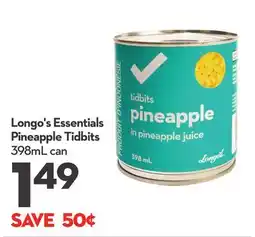 Longo's Longo's Essentials Pineapple Tidbits offer