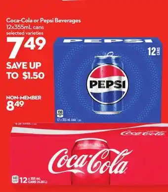 Longo's Coca-Cola or Pepsi Beverages offer