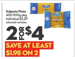 Longo's Italpasta Pasta offer