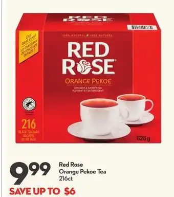 Longo's Red Rose Orange Pekoe Tea offer