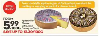 Longo's Appenzeller Cheese offer