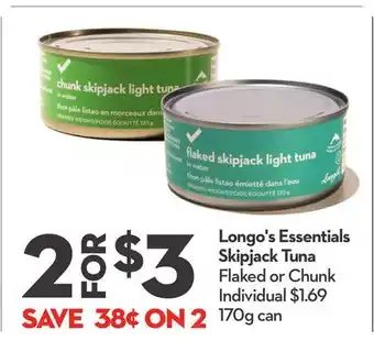 Longo's Longo's Essentials Skipjack Tuna offer