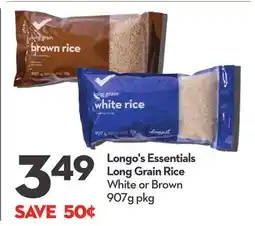 Longo's Longo's Essentials Long Grain Rice offer