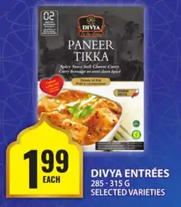 Food Basics DIVYA ENTRÉES offer