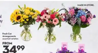 Longo's Fresh Cut Arrangements offer