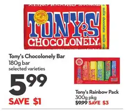 Longo's Tony's Chocolonely Bar offer