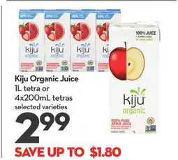 Longo's Kiju Organic Juice offer