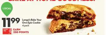 Longo's Longo's Bake Your Own Epic Cookie offer