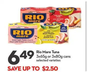 Longo's Rio Mare Tuna offer