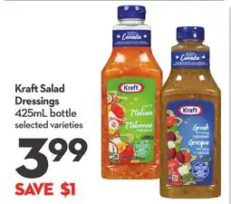 Longo's Kraft Salad Dressings offer