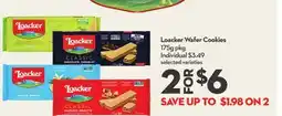 Longo's Loacker Wafer Cookies offer