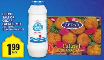 Food Basics DELPHI SALT OR CEDAR FALAFEL MIX offer