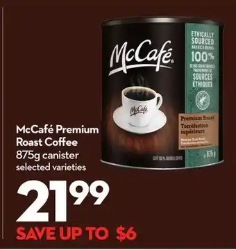 Longo's McCafé Premium Roast Coffee offer