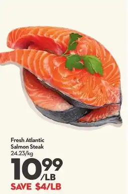 Longo's Fresh Atlantic Salmon Steak offer