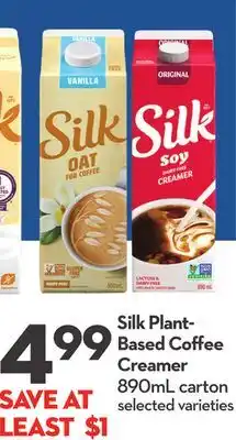 Longo's Silk Plant-Based Coffee Creamer offer