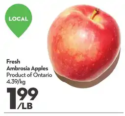 Longo's Fresh Ambrosia Apples offer