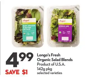 Longo's Longo's Fresh Organic Salad Blends offer