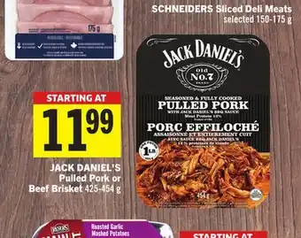 Foodland JACK DANIEL'S Pulled Pork or Beef Brisket offer