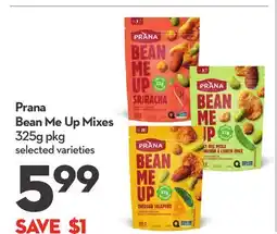 Longo's Prana Bean Me Up Mixes offer