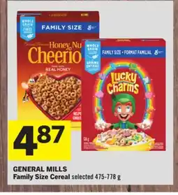 Foodland GENERAL MILLS Family Size Cereal offer