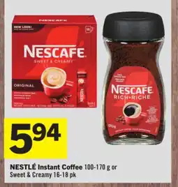 Foodland NESTLÉ Instant Coffee offer