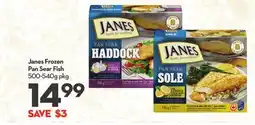 Longo's Janes Frozen Pan Sear Fish offer