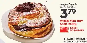 Longo's Longo's Zeppole offer