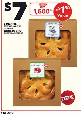 Independent Grocer 8 INCH PIE, 635-750 G offer