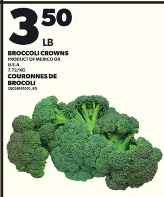 Independent Grocer BROCCOLI CROWNS offer