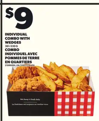 Independent Grocer INDIVIDUAL COMBO WITH WEDGES 361-530 G offer